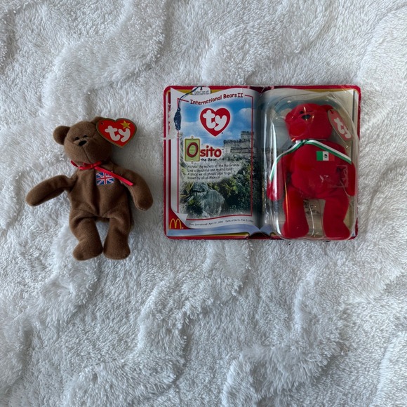 Ty Other - Ty McDonald's Teenie Beanie Babies Osito Mexico Bear International Bears II 1999